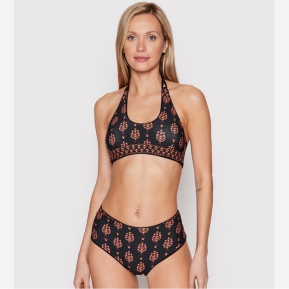 MAAJI Reversible Jade Bikini Top & Mid Rise Bottoms - L NWT